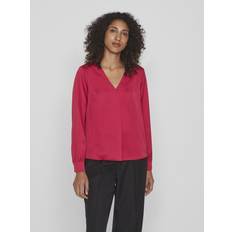 Recycled Materials Blouses Vila Long Sleeve V-neck Blouse