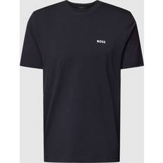 Herr - Tyg T-shirts BOSS T-shirt För Män - Mörkblå