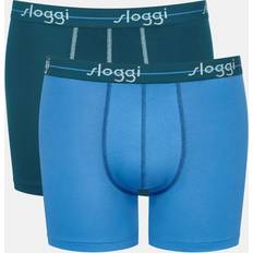 Briefs Kalsonger på rea Sloggi 2-pack Men Start Short C2P Blue/Lightblue * Kampanj *