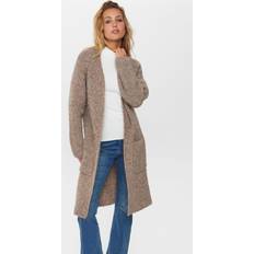 Nümph Strickjacke Zindi - Hellbeige/Brokat