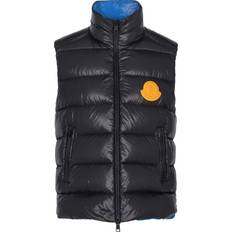 MONCLER Matt Black ダウンベスト ALITERSE GILET 1A00040 595FK MONCLER BLACK KIDS BOYS PADDED GILET 8 YEARS | nikkibradford