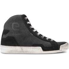 Waterproof Motorcycle Urban Touring Canvas Boots - Anthracite