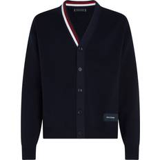 Tommy Hilfiger Men Cardigans Tommy Hilfiger Button-Up Cardigan - Blue