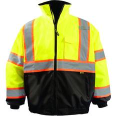 Unisex Work Jackets OccuNomix LUX-350-JB2-YL Two Tone Jacket,Unisex,L,Yellow