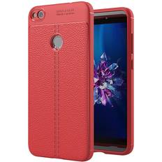 Rot Stoßschutz König Design Huawei p8 lite 2017 handy-hülle schutz-case back-cover silikon bumper schale rot