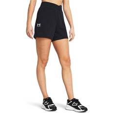 Under Armour Women Shorts Under Armour Rival Terry 4in Shorts Black Woman