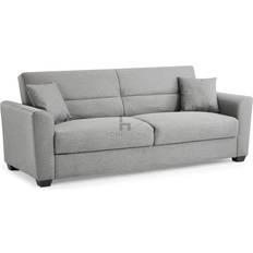 HOME DETAIL Fallon Clic-Clac Grey Sofa 215cm 3 Seater