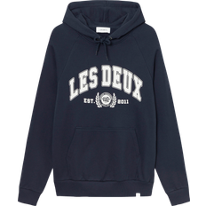 Les Deux Hoodies Tröjor Les Deux Huvtröja University Hoodie Blå