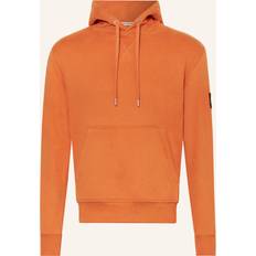 Calvin Klein Orange Clothing Calvin Klein Jeans T shirt BADGE HOODIE