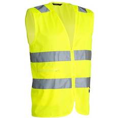 Worksafe Arbejdstøj Worksafe Väst Unisex Hi-Vis Zip Vest cl Gul 2XL-3XL