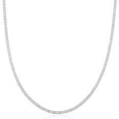 Silber - Unisex Halsketten Elli Chain - Silver