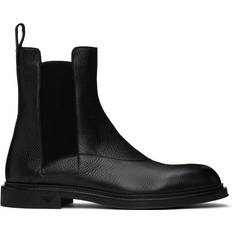 Emporio Armani Boots Emporio Armani Black Paneled Chelsea Boots BLACK