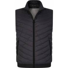 Kam Vests Kam D555 by Duke D555 Mens Big Stitch Panel Gilet Colour: SLATE