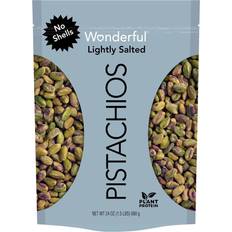 Halal Nuts & Seeds Wonderful Pistachios Roasted and Lightly Salted No Shells 24oz 1