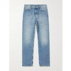 Gucci Trousers & Shorts Gucci Straight-Leg Horsebit-Detailed Jeans Men Blue UK/US