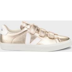 Veja Women's Recife Velcro Trainers Platine White Gold