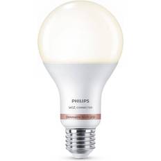 Light Bulbs Philips 100-Watt Equivalent A21 LED Smart Wi-Fi Light Bulb Soft White 2700K powered by WiZ with Bluetooth 1-Pack