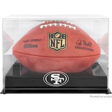 Display Cases Sports Fan Products Fanatics Authentic San Francisco 49ers Black Base Football Logo Display Case with Mirror Back