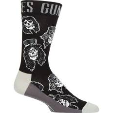 Pink - Unisex Socks SockShop Guns N' Roses Unisex Ankle Skulls Band Monochrome UK 11 Guns N' Roses Clothing