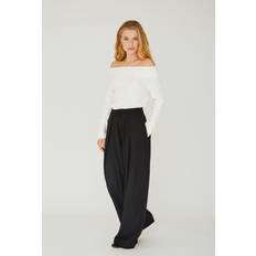 A View Ribbed Bardot Blouse AVIEW