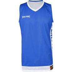 Blauw - Unisex Mouwloze shirts Spalding Reversible Tank Top - Bleu