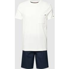 Tommy Hilfiger Nattøj Tommy Hilfiger Pyjama mit Rundhalsausschnitt in Marineblau, Größe