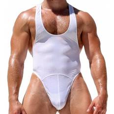 Shapewear & Under Garments Rufskin Oraan Thong Bodysuit White