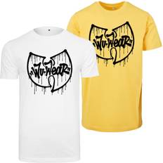 WU-Wear dripping logo tee white Weiß