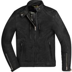 Merlin Motorcycle Leather Jacket - Brown Woman