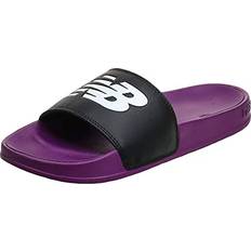 Slippers & Sandals New Balance Women's V1 Slide Sandal, Plum/Black/White