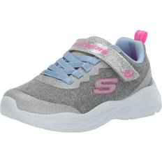 Skechers Kids Girls Power Jams-Everyday Bestie Light Grey, Little Kid