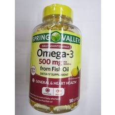 Spring Valley Valley Omega-3 500 Fish Oil Heart