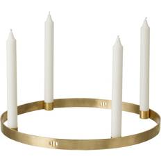 Suspendu Bougeoirs, Bougies & Parfums d'Ambiance Ferm Living Circle Brass Bougeoir 2.2cm