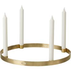 Hängande Ljusstakar ferm LIVING Circle Brass Ljusstake 2.2cm