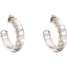 Marc Jacobs Örhängen Marc Jacobs Monogram Hoops Silver ONE