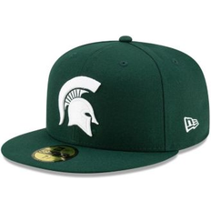 New Era Green Michigan State Spartans Primary Team Logo Basic 59FIFTY Fitted Hat Men's