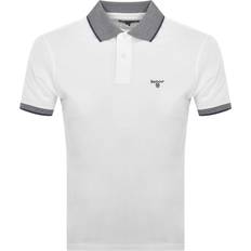 Barbour Polo Shirts Barbour Mens White Cornsay Polo Shirt