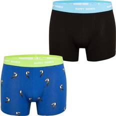 Stof Herenondergoed Happy Shorts 2-Pack Boxershorts - Neon Tucan