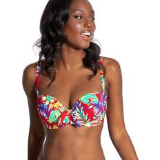 Clothing Pour Moi Heatwave Strapless Lightly Padded Top Floral, Floral, 34Dd, Women