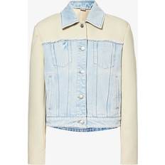 Stella McCartney Two-Tone Panelled Denim Jacket, Woman, Blue/Ecru