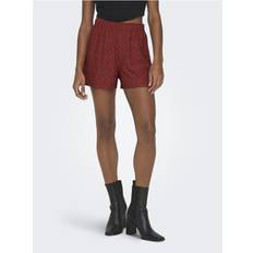 Only shorts einfarbige damen Cinnabar