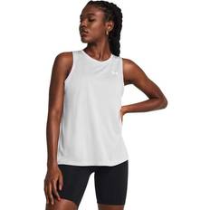 Tank Tops Under Armour Tech Twist Sleeveless T-shirt White Woman