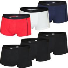 Fabric - Women Men's Underwear HIS Pack of Boxer Shorts X Black