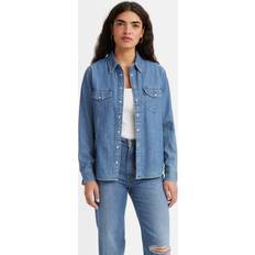 Levi's Iconic Western Camisa Mujer - Azul Denim