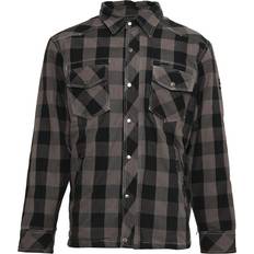 Bores Lumberjack Premium Motorcycle Shirt - Black/Grey