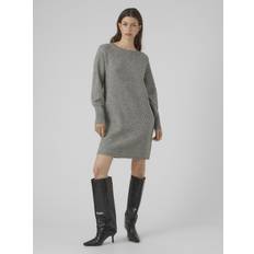 Gråa - Herr Klänningar Vero Moda Vmanjastinna Midiklänning grey melange