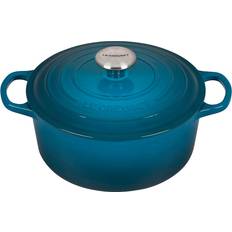 Cast Iron Other Pots Le Creuset Deep Teal Signature Cast Iron Round with lid 4.2 L 24 cm