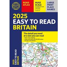 2025 Philip's Easy to Read Road Atlas Britain