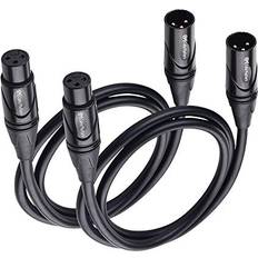 Cable Matters Matters 2-Pack Premium XLR to XLR XLR