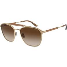 Giorgio Armani Gold Squared Sunglasses - Gold